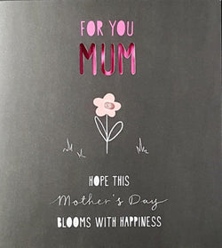 Mum Mothers Day Card - Hope This Mother's Day Blooms With Happiness