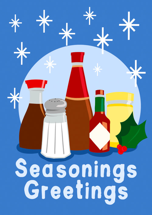 Funny Seasons Greetings Christmas Card Personalisation