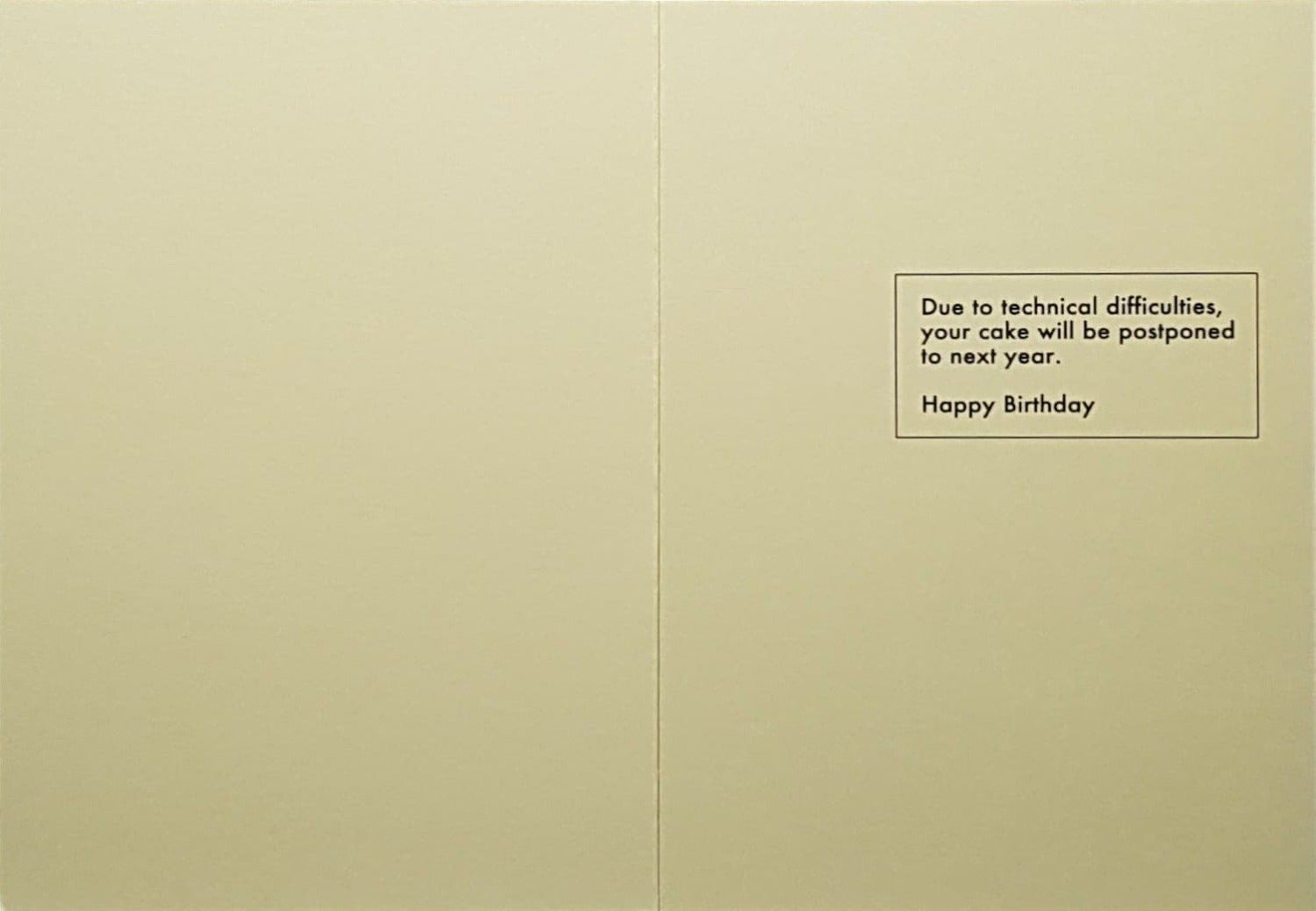Birthday Card - Humour / A Dog Licking His Lips