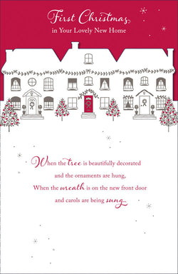 First Christmas New Home Christmas Card
