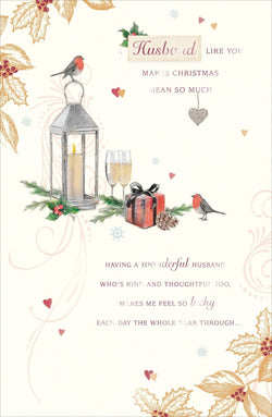 Husband Christmas Card