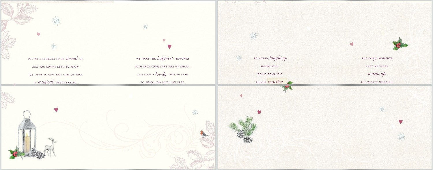 Husband Christmas Card