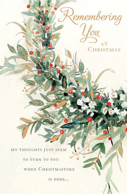 Thinking Of You Christmas Card