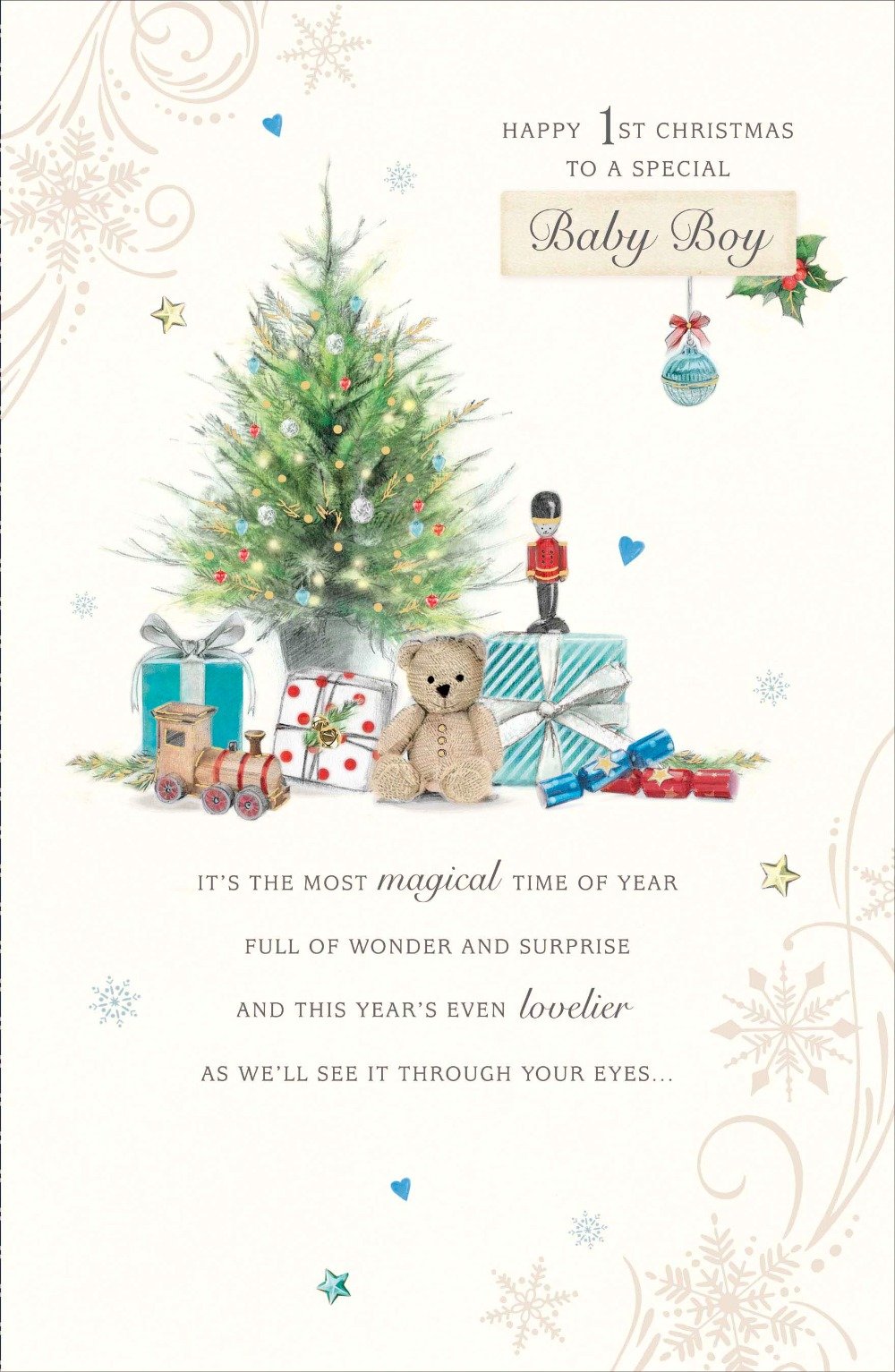 Baby Christmas Card / Boy