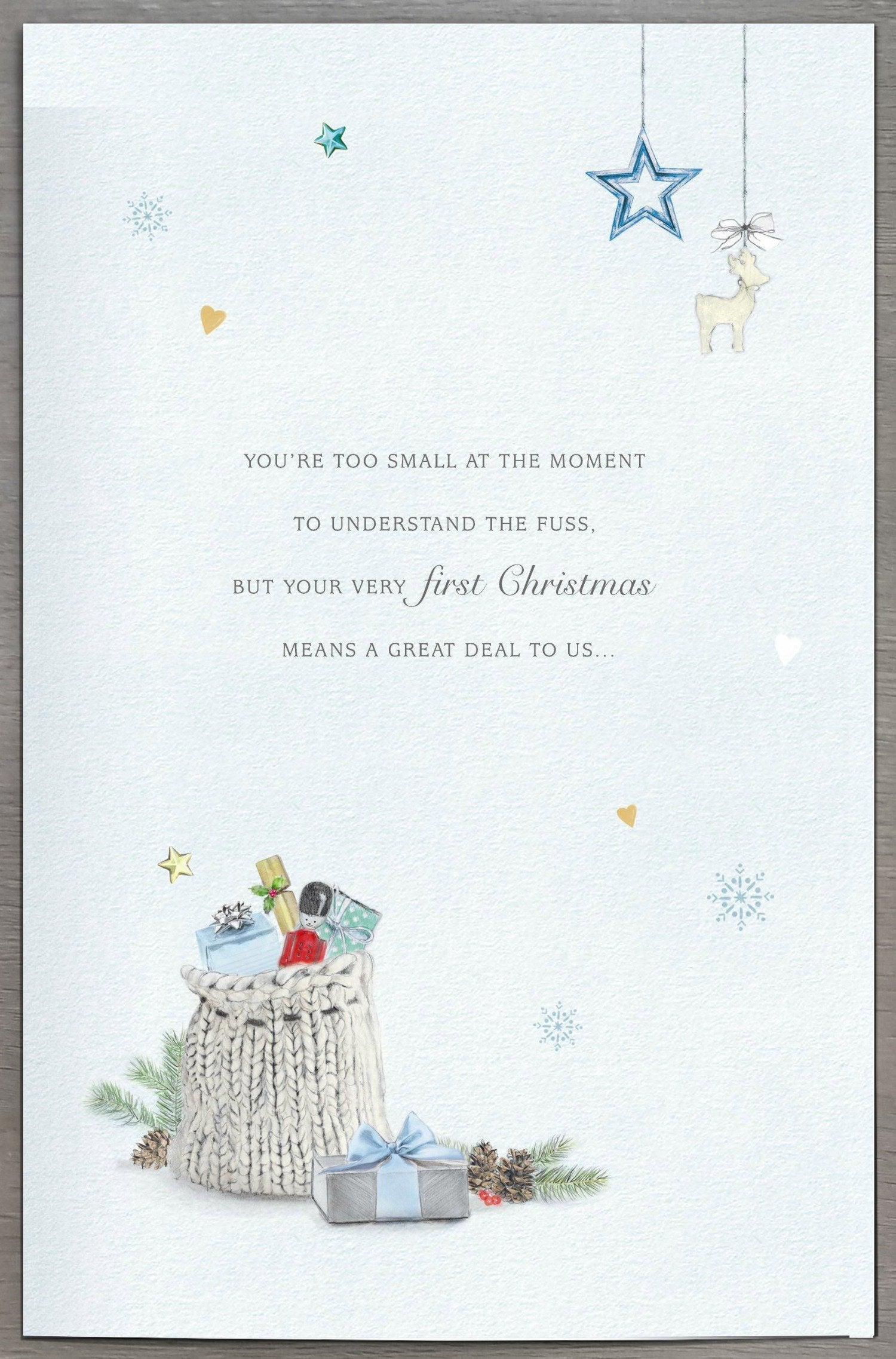 Baby Christmas Card / Boy