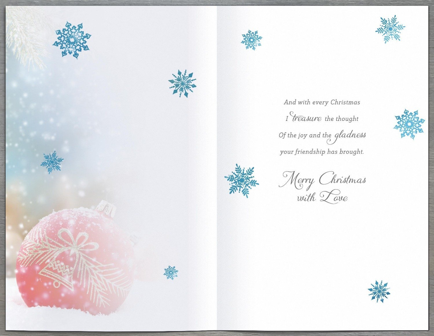 For Friends Christmas Card