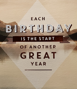 Birthday Card - General Male / Each Birthday Is The Start & Mountain View
