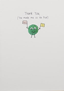 Thank You Card - So Ha Pea (Pun)