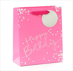 Gift Wrap - Gift Bag / Medium - General Birthday Pink