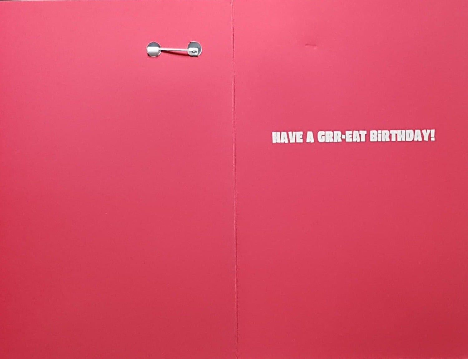 Birthday Card - A Dog With A Big Smile & A Birthday Boy Badge