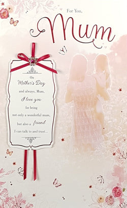 Mum Mothers Day Card - Mother Holding Child
