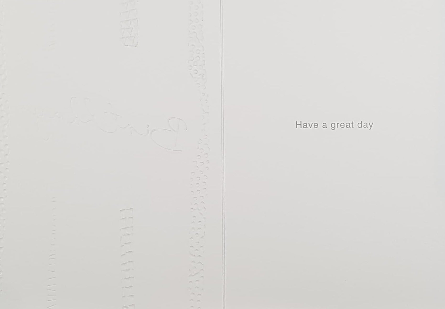 Birthday Card - Godfather / Black & Silver Patterns