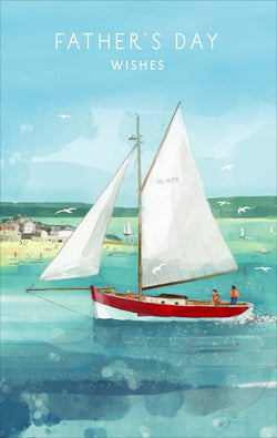 Fathers Day Card - General / Two Sailors On A Sailboat