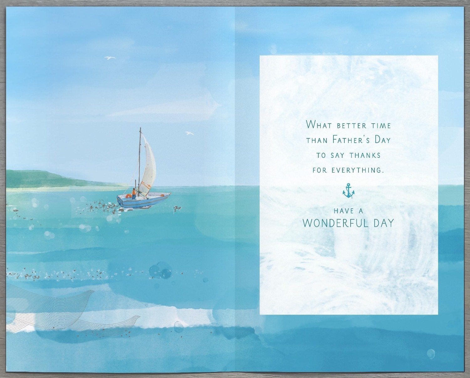 Fathers Day Card - General / Two Sailors On A Sailboat