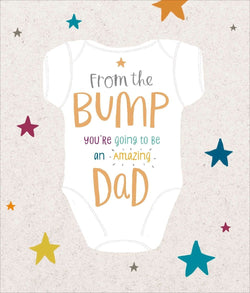 Fathers Day Card - Dad To Be / You're Going To Be An Amazing Dad & Stars