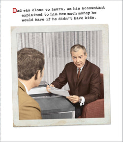 Fathers Day Card - Humour / Dad Was Close To Tears