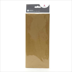 Gift Wrap - Plain Tissue / Gold ( 5 Sheets )