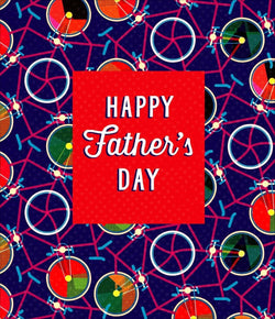 Fathers Day Card - General / Colourful Bicycles