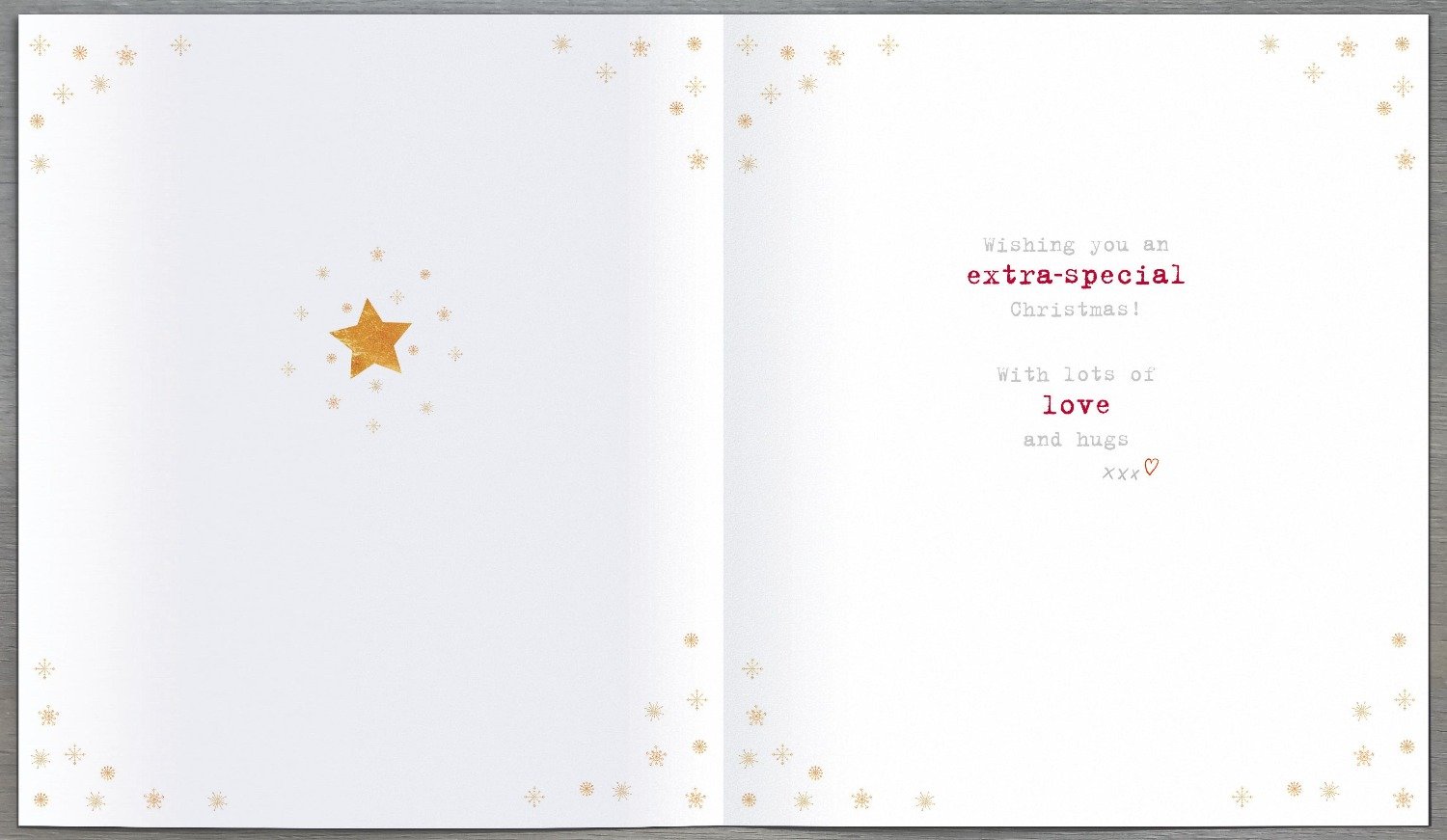 Girl First Christmas Card