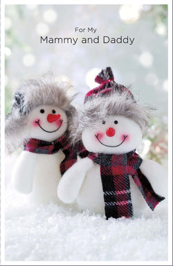 Mammy And Daddy Christmas Card