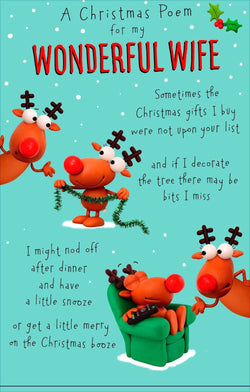 Wife Christmas Card