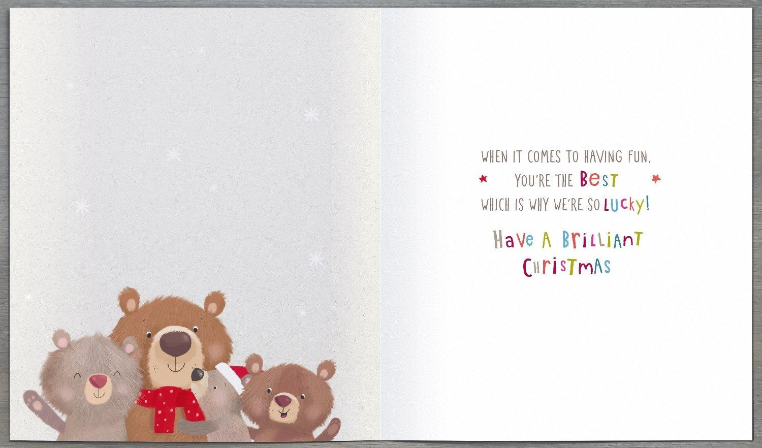 From Grandchildren Christmas Card