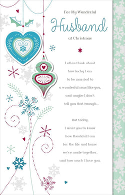 Husband Christmas Card