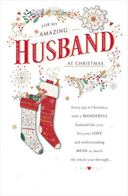 Husband Christmas Card