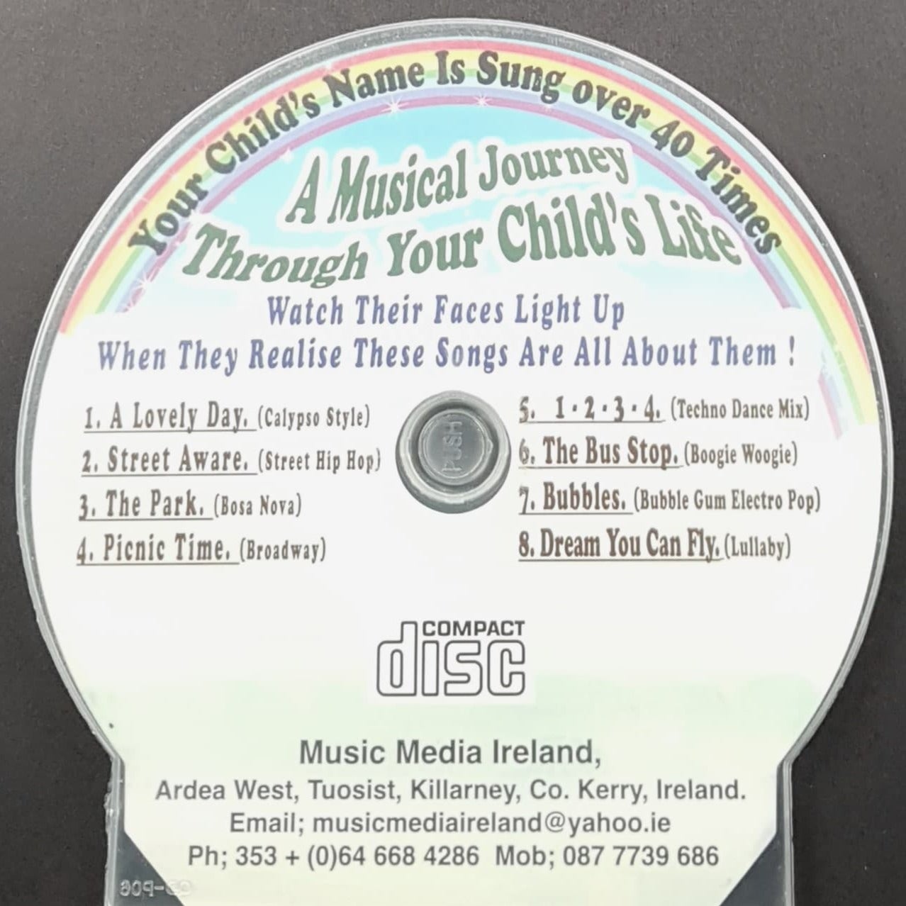 CD - Personalised Children's Songs / Max
