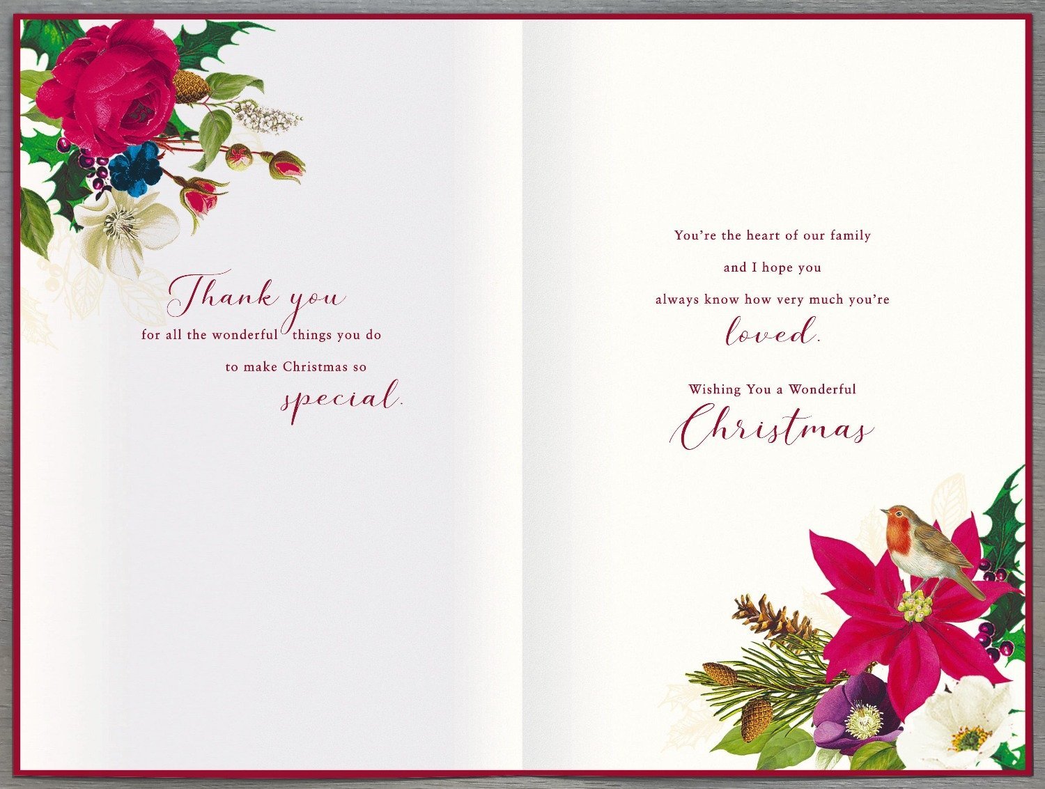 You're the Heart of Our Family Christmas Card for Mom — Trudy's