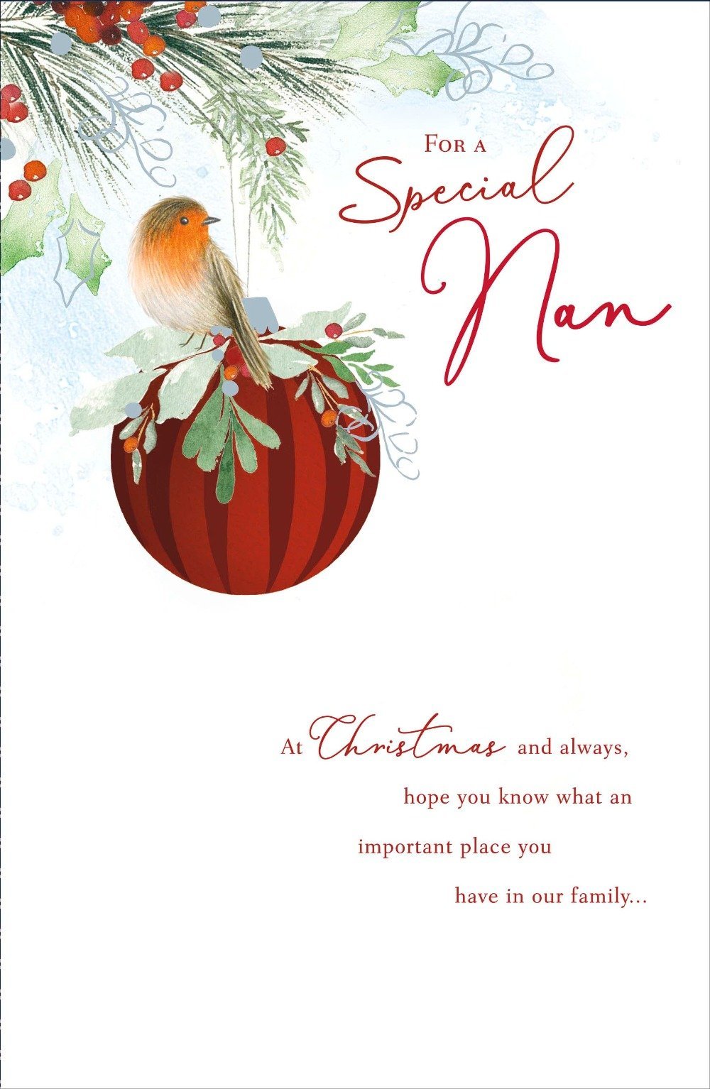 Nan Christmas Card 