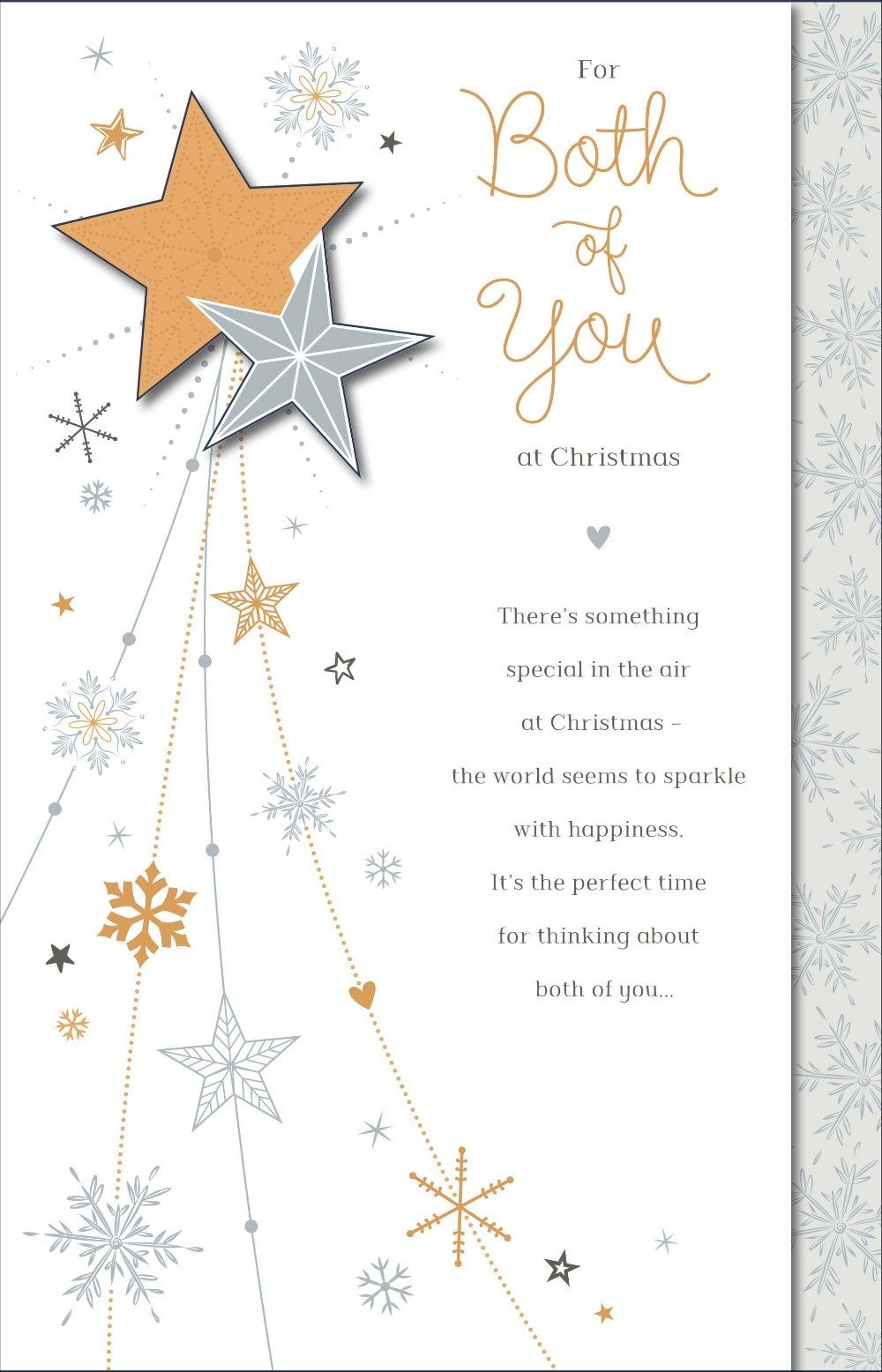 Both Of You Christmas Card