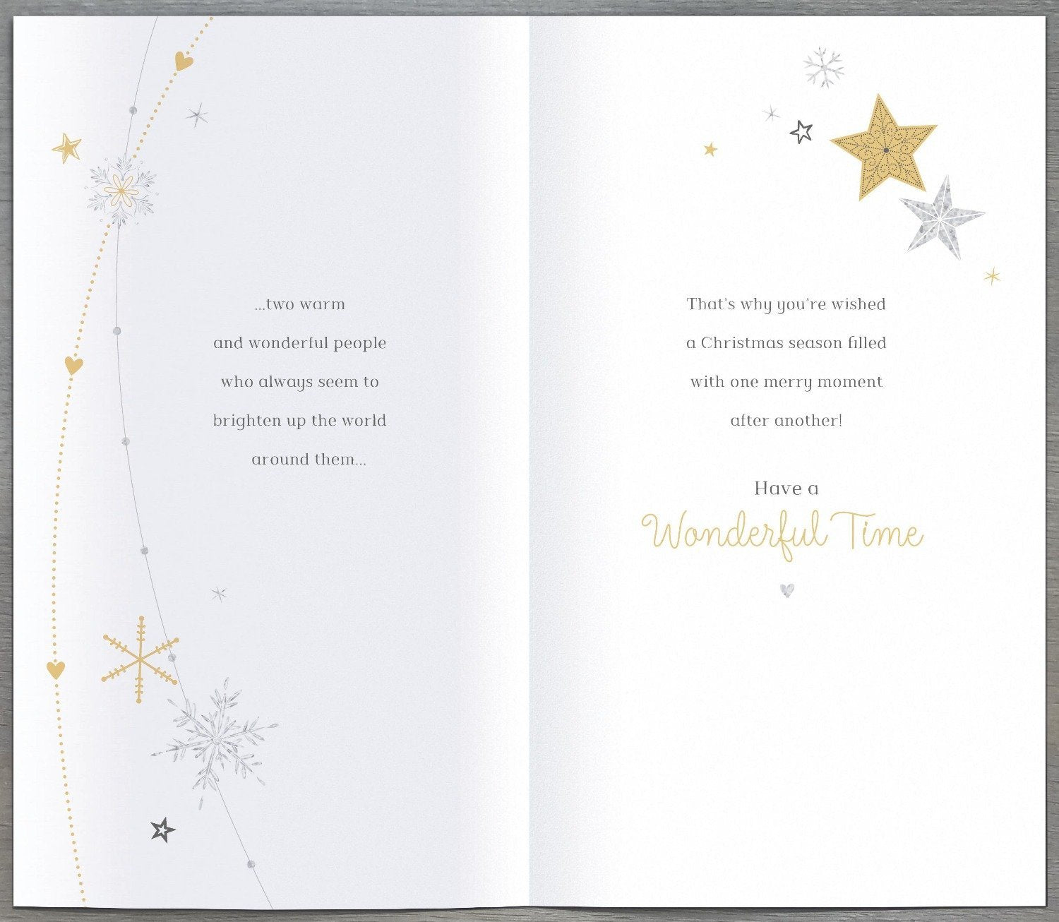 Both Of You Christmas Card