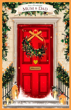 Mum And Dad Christmas Card