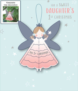 Daughter First Christmas Card