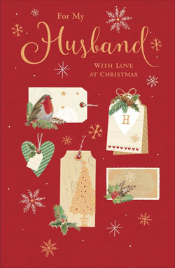 Husband Christmas Card