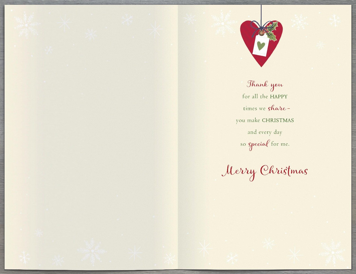 Husband Christmas Card