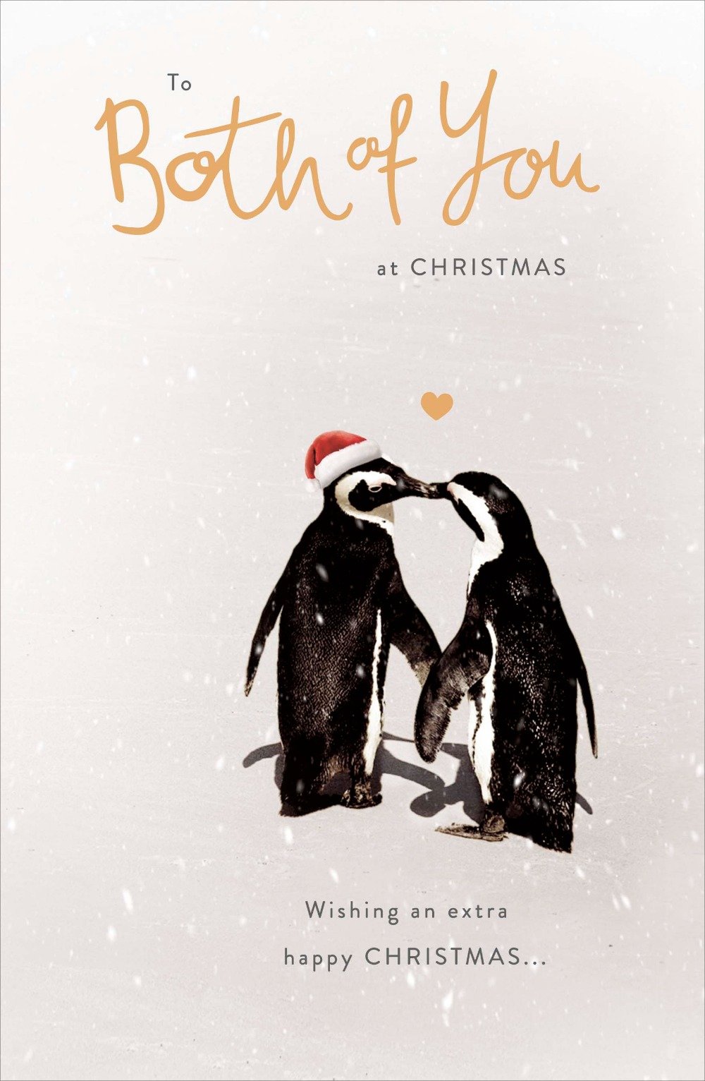 To Both Of You Christmas Card