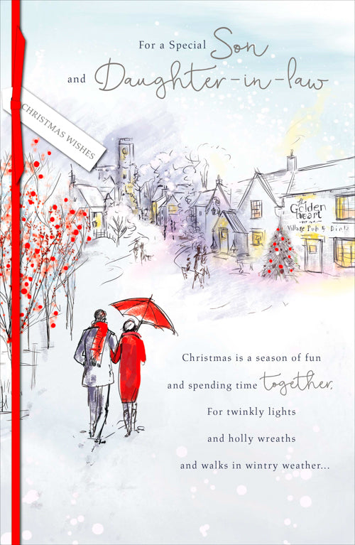 Son And Daughter In Law Christmas Card