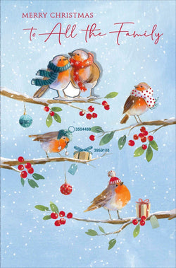 To All The Family Christmas Card