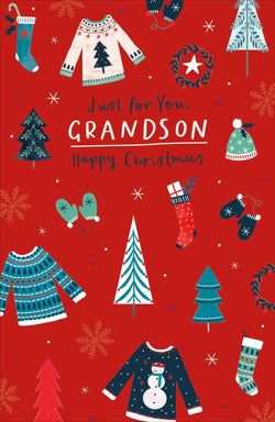 Grandson Christmas Card