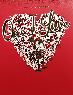 One I Love Valentines Day Card