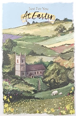 Easter Card - Just For You / A Church In the Hills & Sheeps In Fields