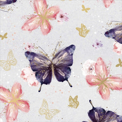 Gift Wrap - Flat Wrap / Indigo Blush (Folded Twice)