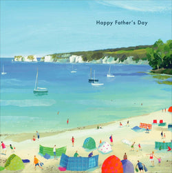 Fathers Day Card - General / Beach With Blue Sky
