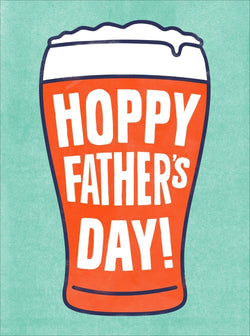 Fathers Day Card - General / Beer Glass On Light Background