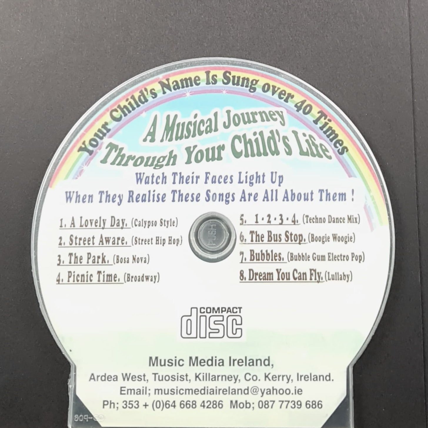 CD - Personalised Children's Songs / Shane