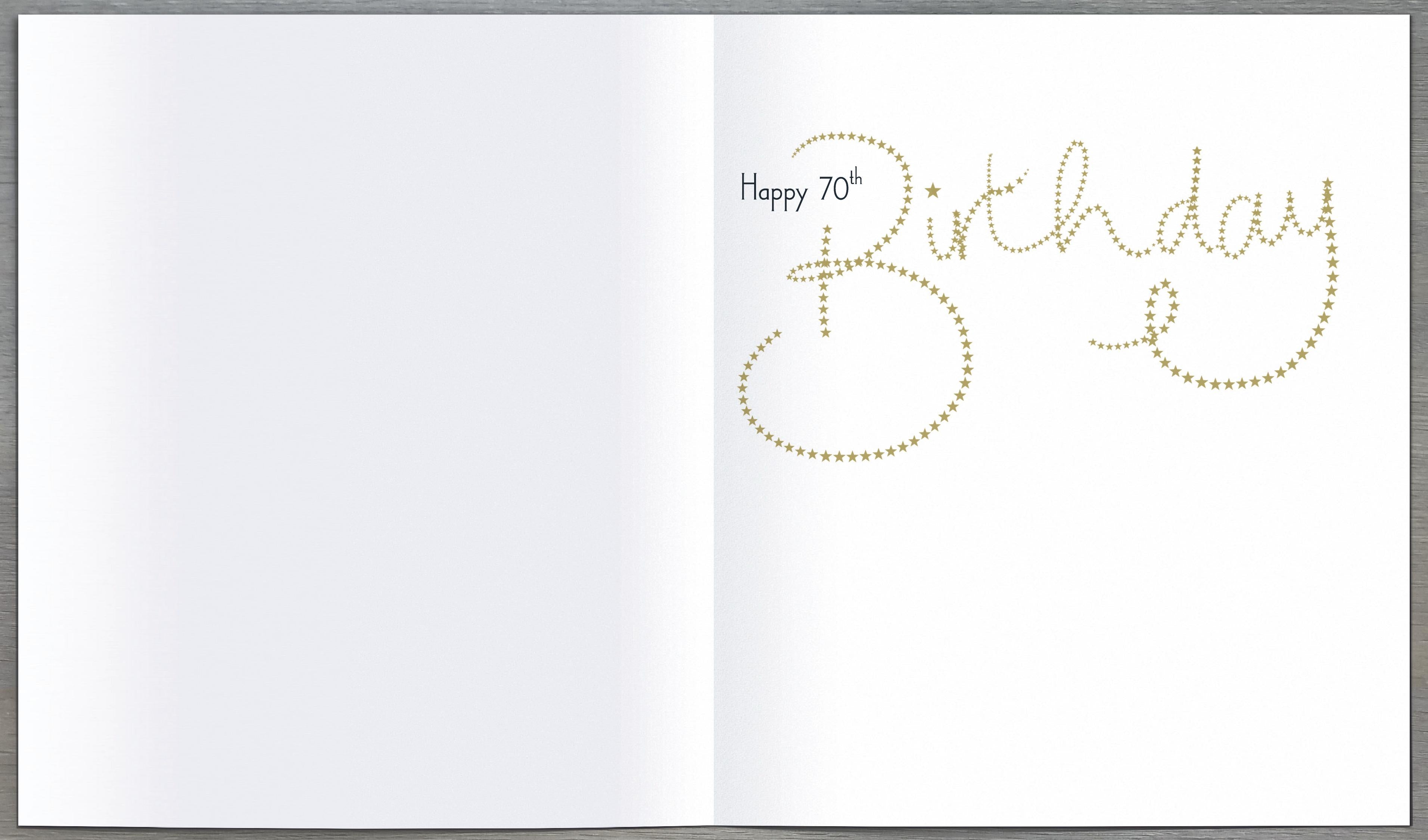 Age 70 Birthday Card