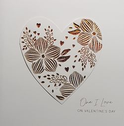 One I Love Valentines Day Card