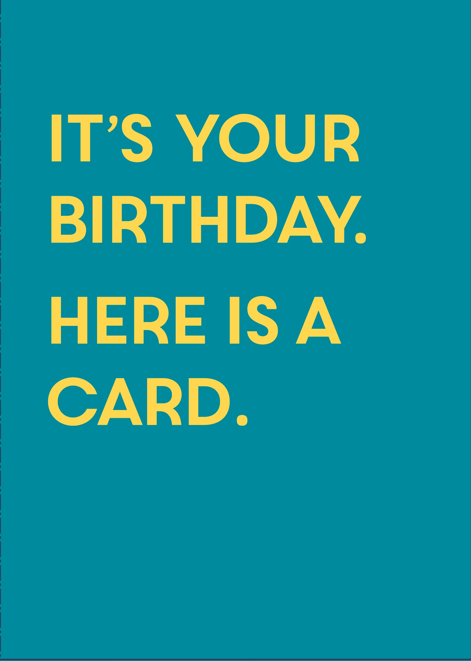 Birthday Card - Humour